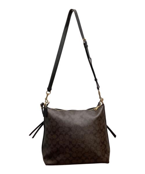 COACH（コーチ）COACH (コーチ) 2WAYバッグ　シグネチャー ブラウンの古着・服飾アイテム
