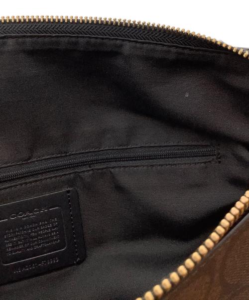COACH（コーチ）COACH (コーチ) 2WAYバッグ　シグネチャー ブラウンの古着・服飾アイテム