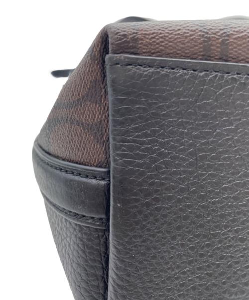 COACH（コーチ）COACH (コーチ) 2WAYバッグ　シグネチャー ブラウンの古着・服飾アイテム