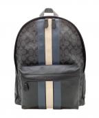 COACHコーチ）の古着「リュック　シグネチャー」｜ネイビー