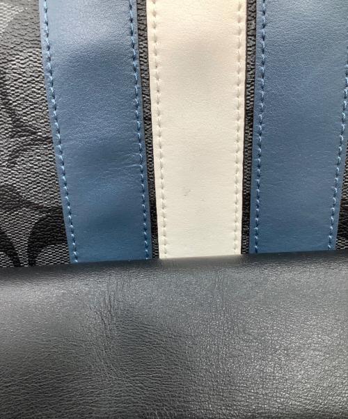 COACH（コーチ）COACH (コーチ) リュック　シグネチャー ネイビーの古着・服飾アイテム