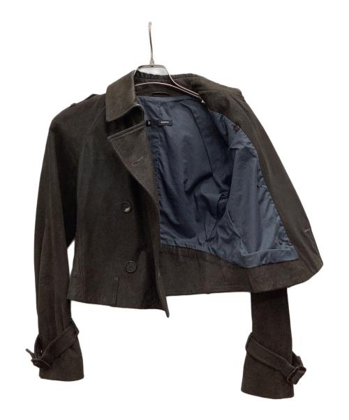 RUFFO（ルッフォ）RUFFO (ルッフォ) ラムレザージャケット ブラウン サイズ:40の古着・服飾アイテム