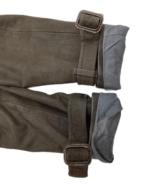 RUFFO（ルッフォ）RUFFO (ルッフォ) ラムレザージャケット ブラウン サイズ:40の古着・服飾アイテム