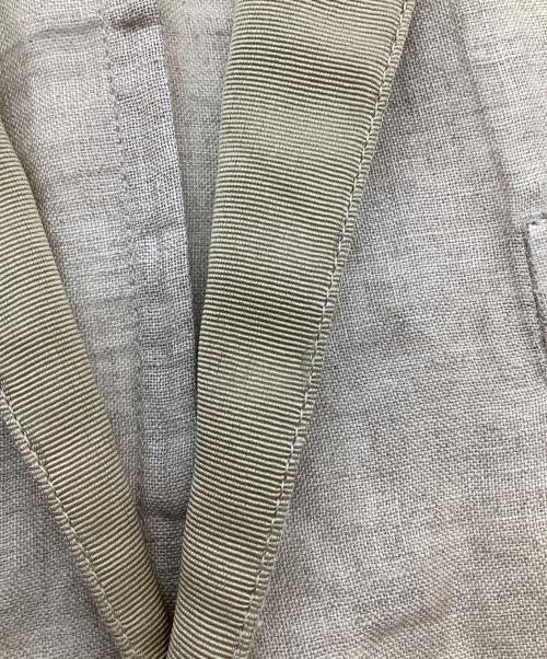 DOLCE & GABBANA（ドルチェ＆ガッバーナ）DOLCE & GABBANA (ドルチェ＆ガッバーナ) シルク混テーラードジャケット ベージュ サイズ:48の古着・服飾アイテム