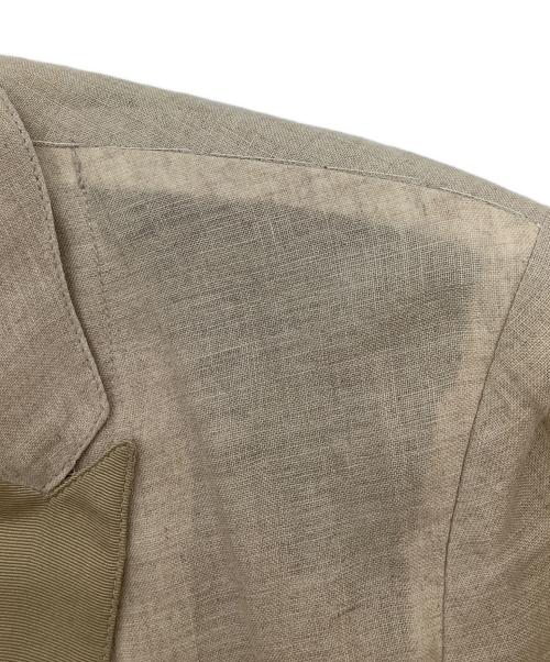 DOLCE & GABBANA（ドルチェ＆ガッバーナ）DOLCE & GABBANA (ドルチェ＆ガッバーナ) シルク混テーラードジャケット ベージュ サイズ:48の古着・服飾アイテム