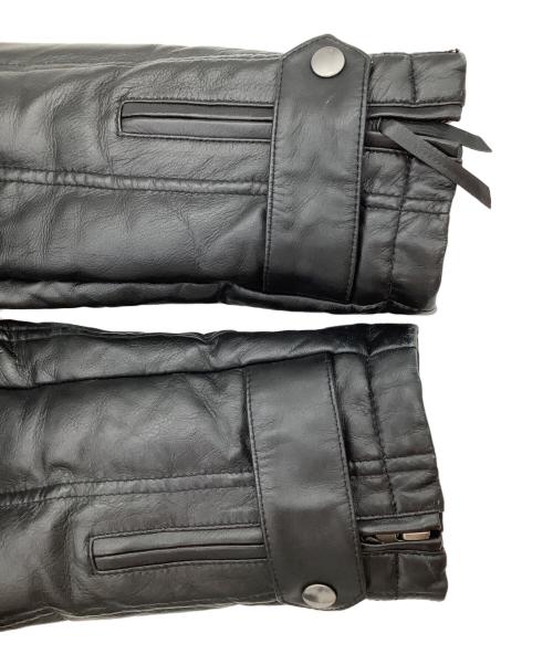 Liugoo Leathers（リューグーレザーズ）Liugoo Leathers (リューグーレザーズ) ダウンジャケット ブラック サイズ:Lの古着・服飾アイテム