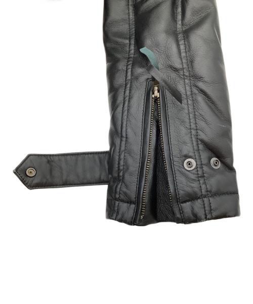 Liugoo Leathers（リューグーレザーズ）Liugoo Leathers (リューグーレザーズ) ダウンジャケット ブラック サイズ:Lの古着・服飾アイテム