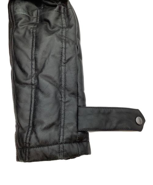 Liugoo Leathers（リューグーレザーズ）Liugoo Leathers (リューグーレザーズ) ダウンジャケット ブラック サイズ:Lの古着・服飾アイテム