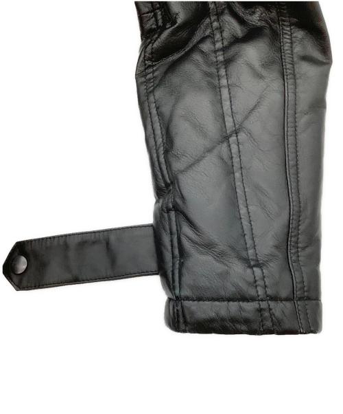 Liugoo Leathers（リューグーレザーズ）Liugoo Leathers (リューグーレザーズ) ダウンジャケット ブラック サイズ:Lの古着・服飾アイテム