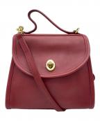 COACHコーチ）の古着「2WAYバッグ」｜レッド