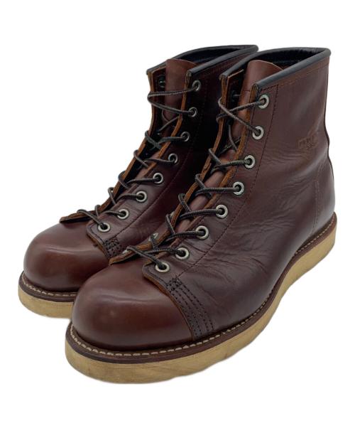 RED WING（レッドウィング）RED WING (レッドウィング) モンキーブーツ　８ホールブーツ ブラウン サイズ:25.5㎝の古着・服飾アイテム