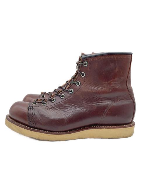 RED WING（レッドウィング）RED WING (レッドウィング) モンキーブーツ　８ホールブーツ ブラウン サイズ:25.5㎝の古着・服飾アイテム