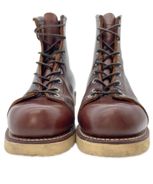 RED WING（レッドウィング）RED WING (レッドウィング) モンキーブーツ　８ホールブーツ ブラウン サイズ:25.5㎝の古着・服飾アイテム
