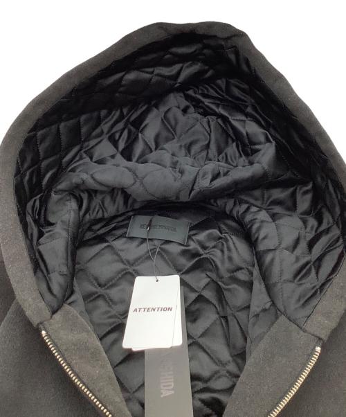 KEISUKE YOSHIDA（ケイスケヨシダ）KEISUKE YOSHIDA (ケイスケヨシダ) Quilted Silk Lining Hoodie ブラック サイズ:Sの古着・服飾アイテム