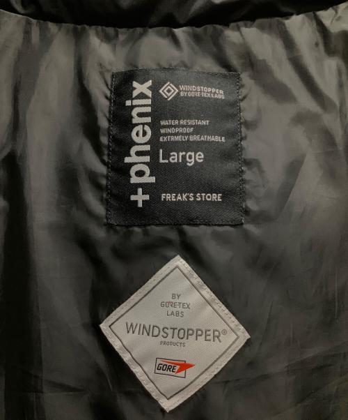 PHENIX（フェニックス）PHENIX (フェニックス) ダウンジャケット ブラック サイズ:Lの古着・服飾アイテム