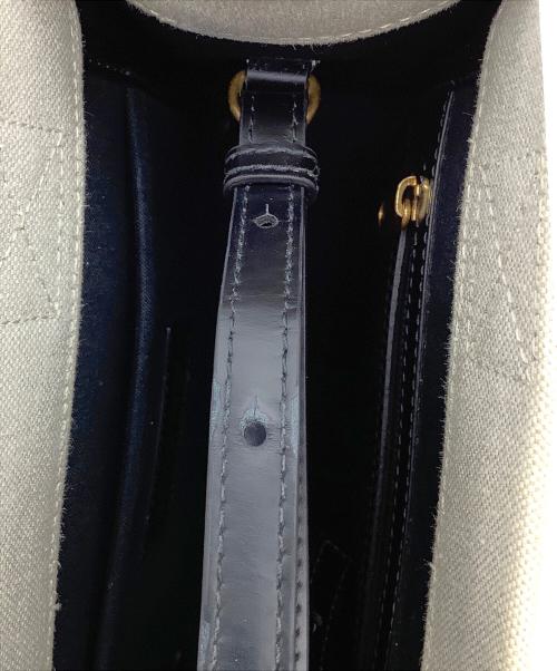 BALENCIAGA（バレンシアガ）BALENCIAGA (バレンシアガ) 2WAYバッグ　XS HARDWARE ベージュ×ブラックの古着・服飾アイテム