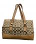 COACH (コーチ) ハンプトンズ シグネチャー サッチェル　ハンドバッグ ベージュ：12000円