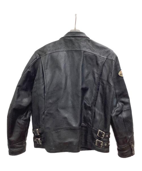 HARLEY-DAVIDSON（ハーレーダビッドソン）HARLEY-DAVIDSON (ハーレーダビッドソン) シングルライダースジャケット ブラック サイズ:Lの古着・服飾アイテム