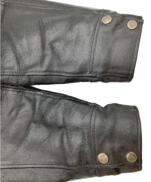HARLEY-DAVIDSON（ハーレーダビッドソン）HARLEY-DAVIDSON (ハーレーダビッドソン) シングルライダースジャケット ブラック サイズ:Lの古着・服飾アイテム
