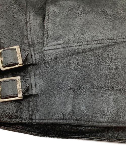HARLEY-DAVIDSON（ハーレーダビッドソン）HARLEY-DAVIDSON (ハーレーダビッドソン) シングルライダースジャケット ブラック サイズ:Lの古着・服飾アイテム