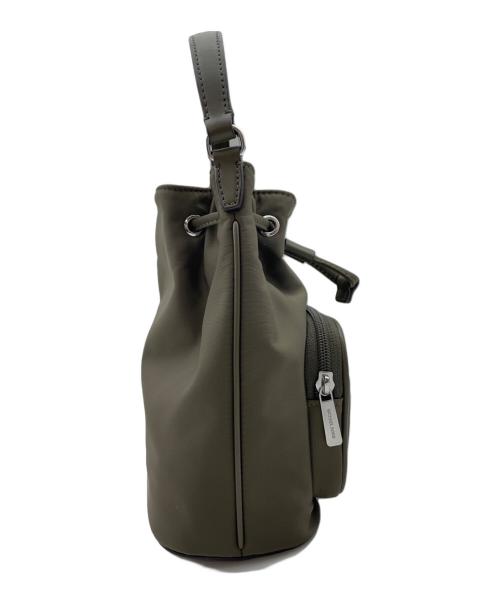 MICHAEL KORS（マイケルコース）MICHAEL KORS (マイケルコース) KHAI ナイロンスモール バケット 2WAYバッグ カーキの古着・服飾アイテム