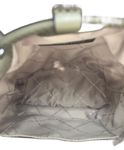 MICHAEL KORS（マイケルコース）MICHAEL KORS (マイケルコース) KHAI ナイロンスモール バケット 2WAYバッグ カーキの古着・服飾アイテム