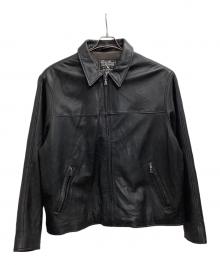 Eddie Bauer（エディーバウアー）の古着「レザージャケット」｜ブラック