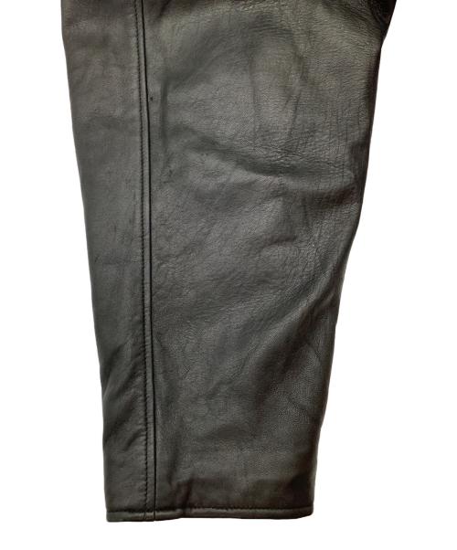 Eddie Bauer（エディーバウアー）Eddie Bauer (エディーバウアー) レザージャケット ブラック サイズ:XLの古着・服飾アイテム