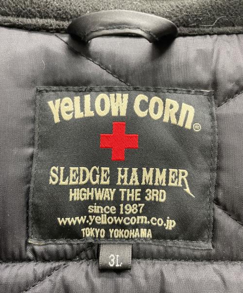 YELLOW CORN（イエローコーン）YELLOW CORN (イエローコーン) プロテクタージャケット ブラック サイズ:3Lの古着・服飾アイテム