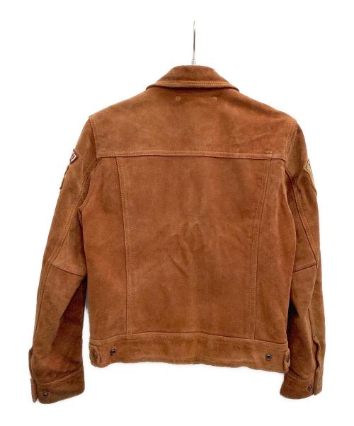 AVIREX（アヴィレックス）AVIREX (アヴィレックス) パッチジャケット ブラウン サイズ:Mの古着・服飾アイテム