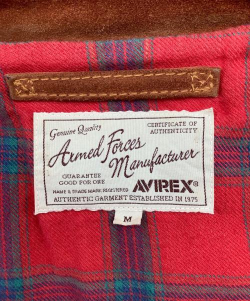 AVIREX（アヴィレックス）AVIREX (アヴィレックス) パッチジャケット ブラウン サイズ:Mの古着・服飾アイテム