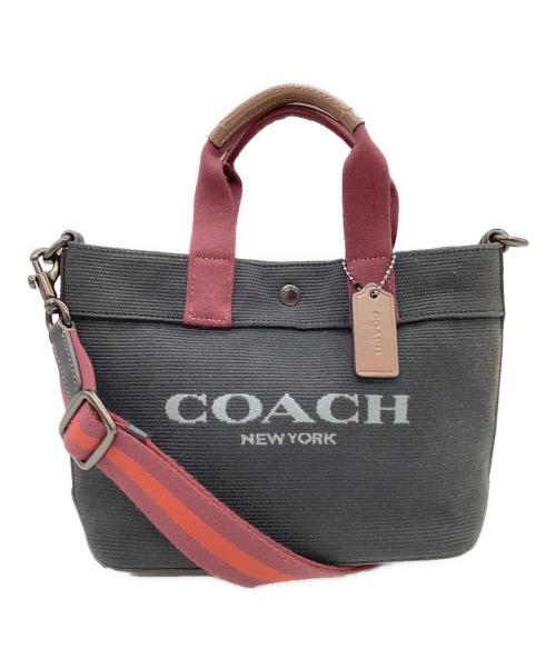 COACH（コーチ）COACH (コーチ) トート20　カラーブロック　CU299 ブラックの古着・服飾アイテム