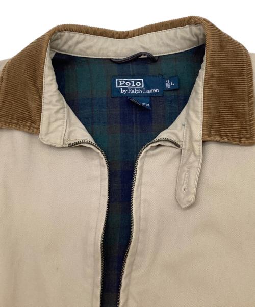 POLO RALPH LAUREN（ポロ・ラルフローレン）POLO RALPH LAUREN (ポロ・ラルフローレン) スイングトップ ベージュ サイズ:Lの古着・服飾アイテム