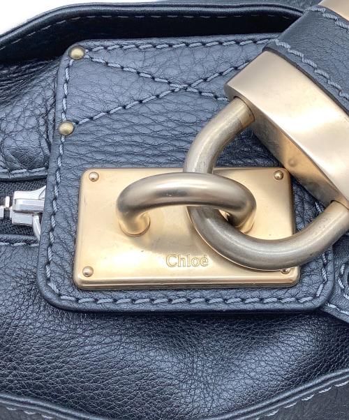 Chloe（クロエ）Chloe (クロエ) パディントン　2WAYバッグ ブラックの古着・服飾アイテム