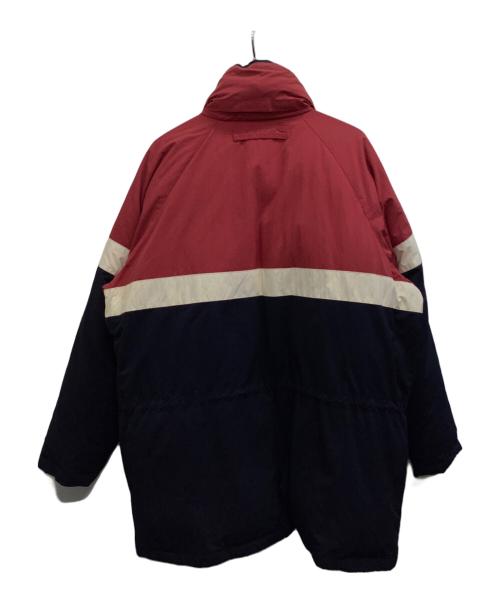 NAUTICA（ノーティカ）NAUTICA (ノーティカ) ダウンジャケット ネイビー×レッド サイズ:Lの古着・服飾アイテム