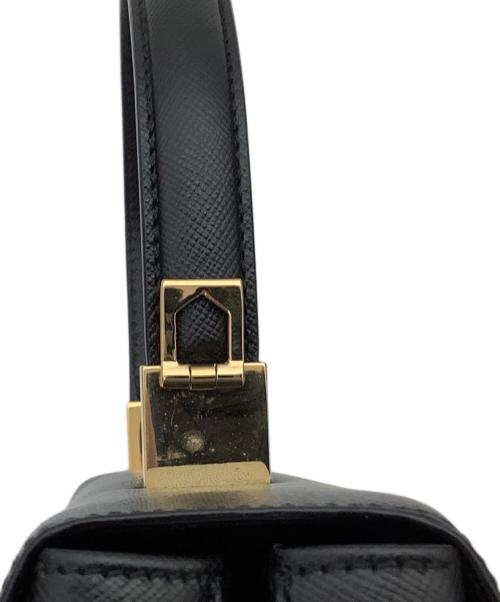 Salvatore Ferragamo（サルヴァトーレ フェラガモ）Salvatore Ferragamo (サルヴァトーレ フェラガモ) ガンチーニ　ハンドバッグ ブラックの古着・服飾アイテム