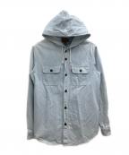SUPREMEシュプリーム）の古着「Hooded Denim Shirt」｜インディゴ
