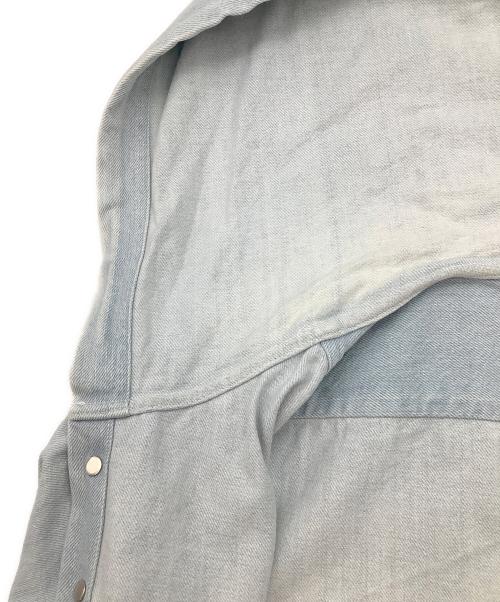 SUPREME（シュプリーム）SUPREME (シュプリーム) Hooded Denim Shirt インディゴ サイズ:Sの古着・服飾アイテム