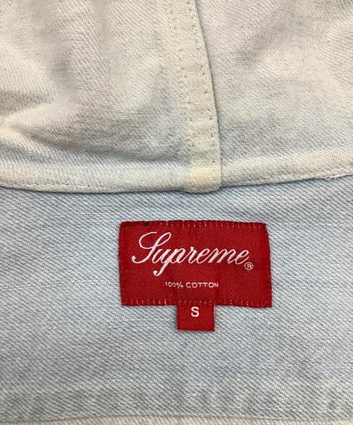SUPREME（シュプリーム）SUPREME (シュプリーム) Hooded Denim Shirt インディゴ サイズ:Sの古着・服飾アイテム