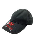 BALENCIAGAバレンシアガ）の古着「GYM WEAR Canvas Baseball Cap」｜ブラック