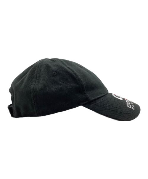 BALENCIAGA（バレンシアガ）BALENCIAGA (バレンシアガ) GYM WEAR Canvas Baseball Cap ブラックの古着・服飾アイテム
