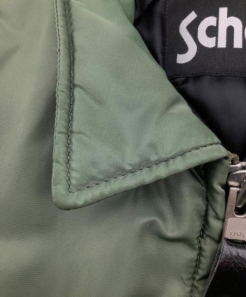 Schott（ショット）Schott (ショット) ナイロントラッカージャケット グリーン サイズ:Mの古着・服飾アイテム
