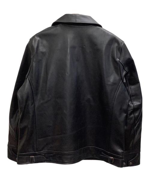 FORTTIME（フォータイム）FORTTIME (フォータイム) レザージャケット ブラック サイズ:4XLの古着・服飾アイテム