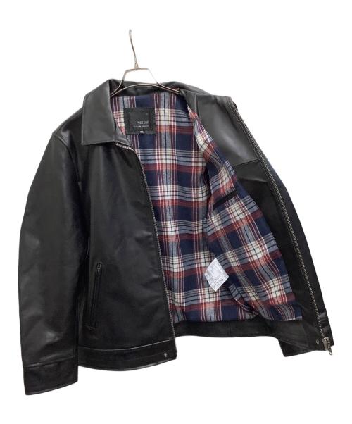 FORTTIME（フォータイム）FORTTIME (フォータイム) レザージャケット ブラック サイズ:4XLの古着・服飾アイテム