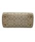 中古・古着 COACH (コーチ)  ローアン サッチェル（Signature Rowan Satchel）　2WAYバッグ ベージュ×ホワイト：12000円