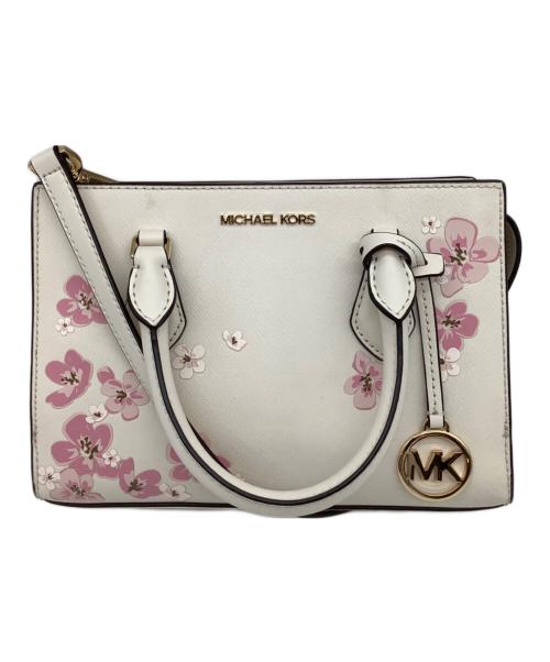 MICHAEL KORS（マイケルコース）MICHAEL KORS (マイケルコース) センタージップサッシェル ベージュの古着・服飾アイテム