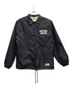 WACKO MARIAワコマリア）の古着「ナイロンボアコーチジャケット」｜ブラック