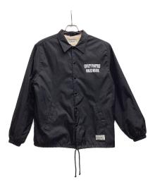 WACKO MARIA（ワコマリア）の古着「ナイロンボアコーチジャケット」｜ブラック