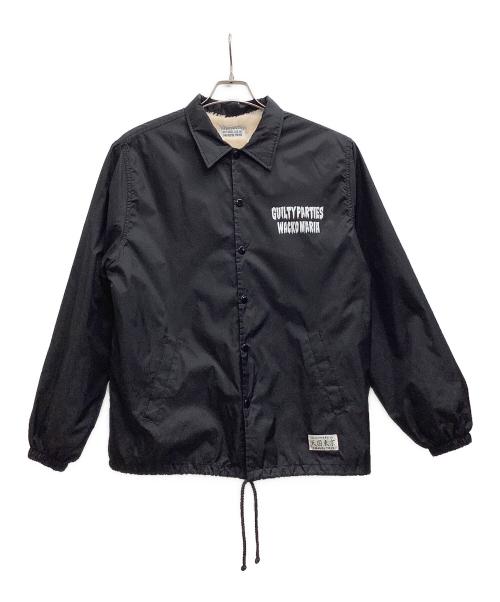 WACKO MARIA（ワコマリア）WACKO MARIA (ワコマリア) ナイロンボアコーチジャケット ブラック サイズ:Mの古着・服飾アイテム