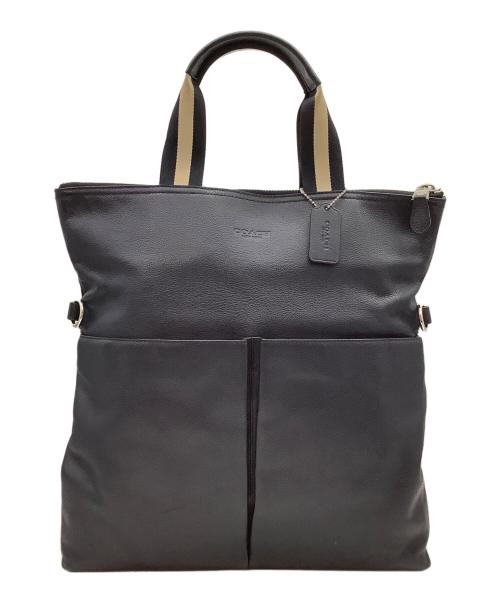 COACH（コーチ）COACH (コーチ) トートバッグ ネイビーの古着・服飾アイテム